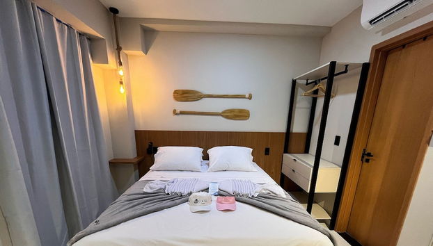 Flat luxo com varanda gourmet no Makia - Foto 2, Habitación