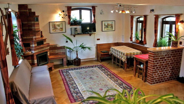 Coin salon dans le hall