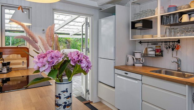 6 Person Holiday Home in Glesborg - Foto 5, Cocina privada