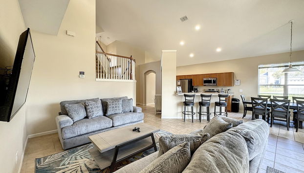 Luxury 6BD 3 5BA Pool Home in Windsor Palms Resort - Foto 5, Zimmer