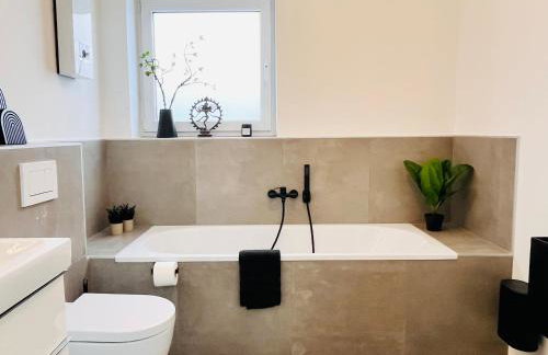 Apartment LilaMoon Unna Dortmund Flughafen Parkplatz Netflix Disney plus 80qm Erdgeschoss - Foto 37