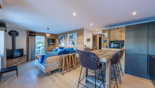 Le Chalet 138 Megève séjour pour 8 confort espace charme calme - Photo 3