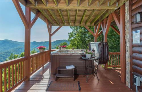 Above the Clouds Log Cabin, Hot Tub & Views! - Photo 30