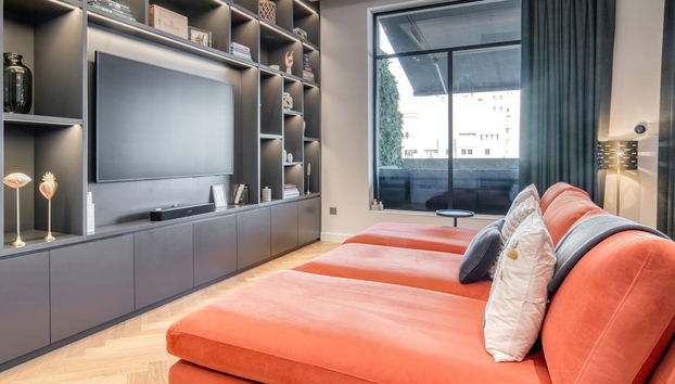 Modern 3BR Palm Penthouse w Private Plunge Pool - Foto 2, Habitación