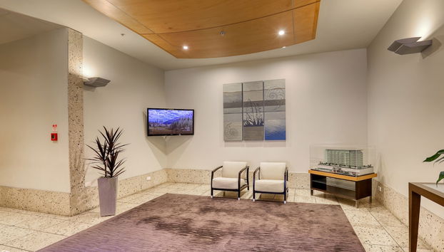 Coin salon dans le hall