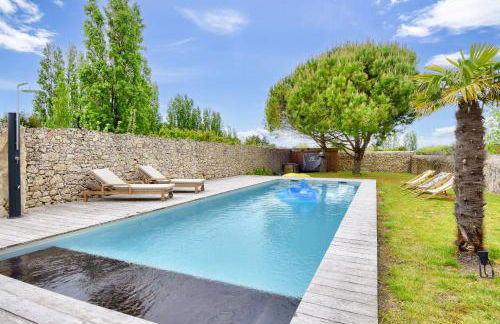 Piscine chauffée, jardin, magnifique villa pour 10 - Foto 20