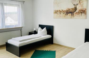 Panoramablick Ferien- und Monteurwohnung OG - Foto 1