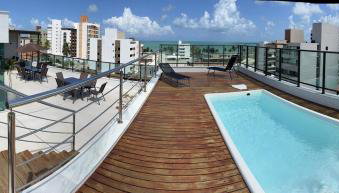 Lindo Flat a 200 metros do mar! - Foto 5