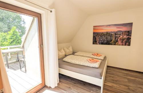 B6 - Urlaubsmagie - Inmitten der Sächsischen Schweiz mit Balkon mit Ausblick auf die Sandsteine - Foto 15