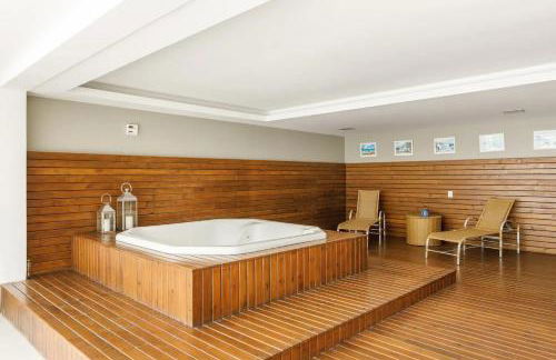 Cobertura em Resort Pé na Areia com Piscina Hidro - Foto 56