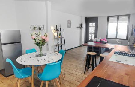 Maison plein pied Béthune avec place de parking, jardin clos et terrasse exterieure, quartier calme proche centre proche gare, capacité 4 personnes - Foto 22