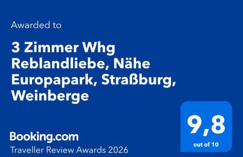 3 Zimmer Whg Reblandliebe, Nähe Europapark, Straßburg, Weinberge - Foto 20