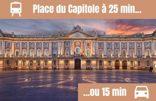 Studio Toulouse Aéroport - Piscine Sauna Fitness - Foto 38