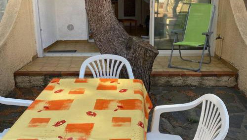 Studio Cabine 4 Pers, Terrasse, Parking Privé, Proche Plage et Commerces, La Franqui - FR-1-81-585 - Foto 5