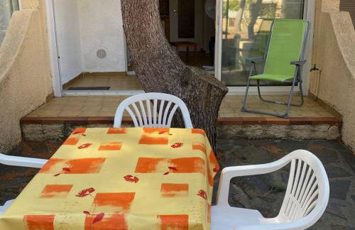 Studio Cabine 4 Pers, Terrasse, Parking Privé, Proche Plage et Commerces, La Franqui - FR-1-81-585 - Foto 5