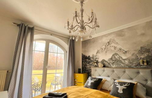 Bavaria Mountain Chalet DESIGN Ferienwohnung SKI Arber Osser Terrasse Sauna in Villa mit Bergblick bis 6 Pers - Foto 6