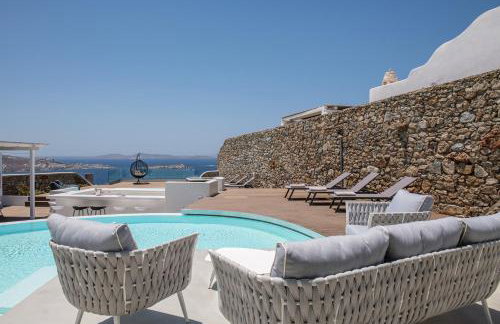 Villa in Mykonos - 6 bedroom - 1km from Mykonos Town - Infinity pool - Sunset view - Foto 9