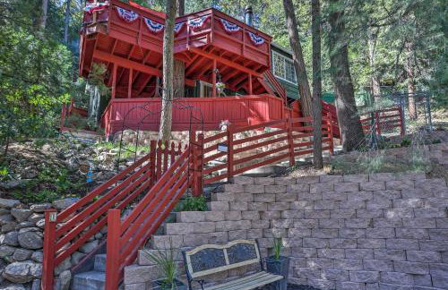 1 Mi to Lake Gregory Boho Crestline Cabin - Foto 29