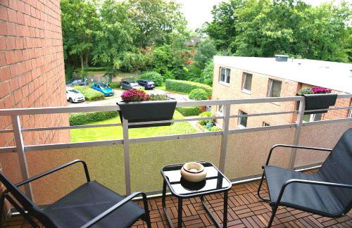Getaway Apartment mit Balkon - Ruhiges Business-Apartment - direkte S-Bahn nach Messe DUS & ESS - Foto 23