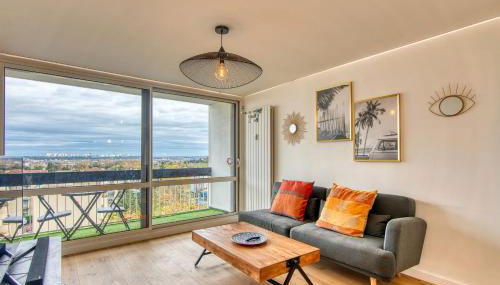 L'Horizon - Climatisé - T2 proche Hôpital Lyon Sud et métro - Foto 2