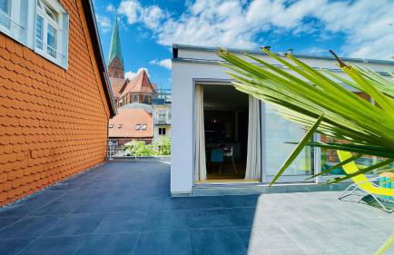 FeWoZauber - Domschloss, Zentrum, 6 Personen, Business, Dachterrasse, Familien - Foto 6
