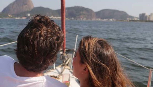 Paseando en el barco