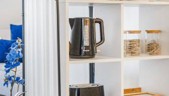 Excellence Deluxe Suite mit Balkon & Stadtblick - zentral an der Messe Essen - Foto 2, toaster