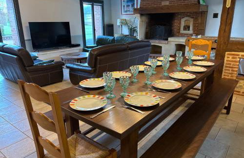 Nouveauté 2026 piscine chauffée - Le gîte de SoleilMapou pour 12 personnes en Normandie près de Fécamp et d'Etretat, idéal grandes tribus, vous pouvez me contacter sur Les gîtes de SoleilMapou - Foto 6