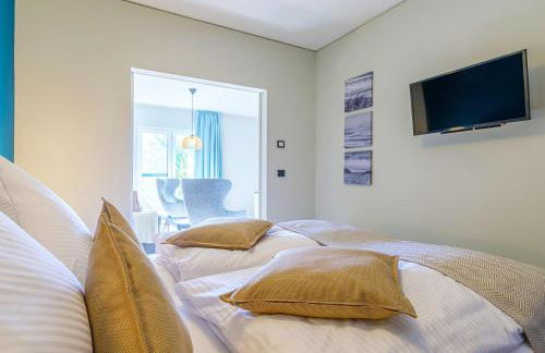 Achterndieck - Modernes 5-Sterne Erdgeschoss-Apartment mit Balkon - Foto 8