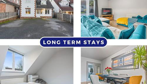 Long Stays, Contractors & Re-locators, 4BR House, Van Parking, Sleeps 8, Wi-Fi - Foto 1