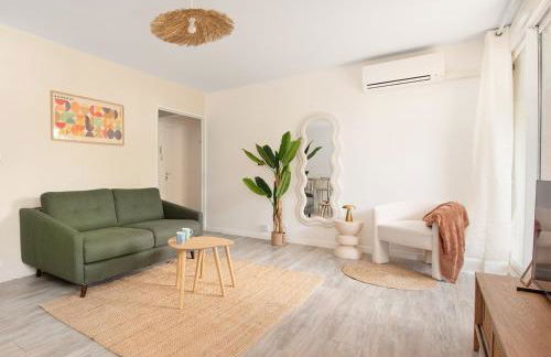 T2 - 1à 4p - Blagnac Aéroport & AIRBUS - Parking privé - Climatisation - Foto 21