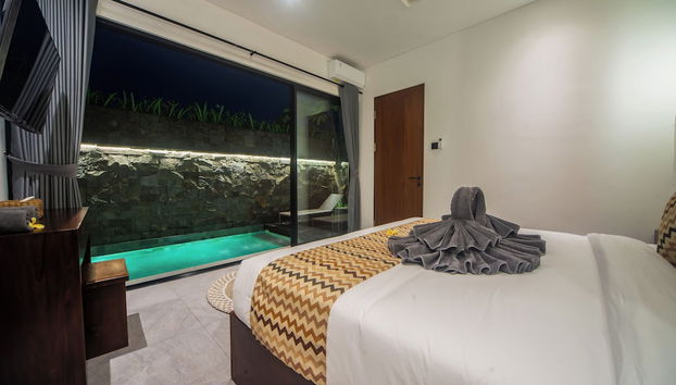 3Bedroom-703-Private Pool Villa Sanur - Foto 5, Habitación