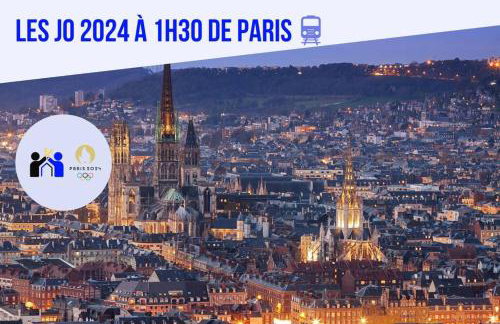 Rouen Seine - Magnifique appart - Parking gratuit - Foto 25