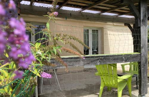 F1 noir/anis, avec terrasse couverte et jardin (E) - Foto 2