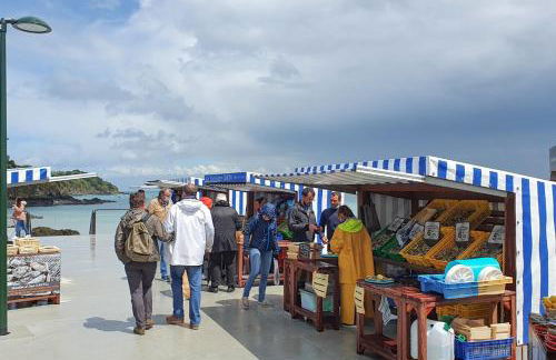 LOstra 2 - Appartement avec mezzanine, front de mer à Cancale sur le Port de La Houle - Foto 20