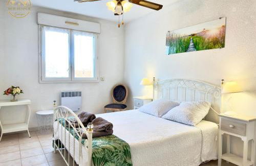 Villa Les Lauriers -3 Chambres, Climatisation, Terrasse, Jardin, BBQ & Plancha- SUDSEJOURCONCIERGERIE - Foto 21