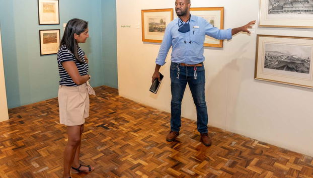 Admire significant pieces on display