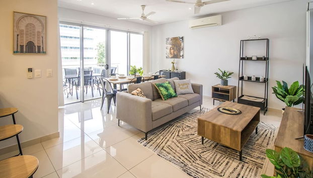 ZEN Central CBD - Affordable 3-bdrm Apt in the Heart of Darwin City - Foto 5, Habitación
