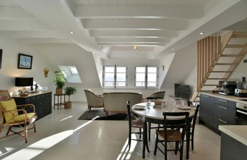 LOstra 2 - Appartement avec mezzanine, front de mer à Cancale sur le Port de La Houle - Foto 5
