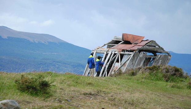 Learning about Navarino Island's history and nature