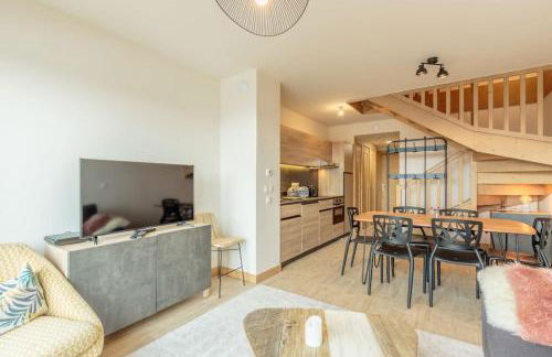 Luxurious duplex for 4-7p with large terrace and pool in ski-in ski-out 5 star residence at Les Arcs - Foto 35