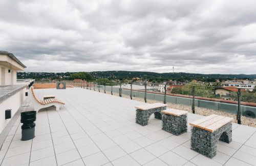Oasis Appart - Wohnen in Dresden - Netflix - Tiefgarage - Dachterrasse - Foto 39