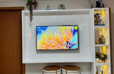 Magnífico APARTAMENTO de Charme - 3 quartos AR CONDICIONADOS SPLIT - Beira Mar, 2 banheiros, 2 Vagas Garagem, 4 Varandas, 2 Elevadores, Redes para Descanso, Wi-Fi, Air Fryer, Disney Plus, HBO Max, Cadeiras de Praia e Caixa Térmica - Photo 39