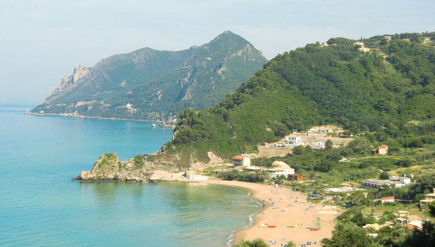 Studio Apartments With Large Swimming Pool and Sea View at Pelekas Beach Corfu - Foto 5, Spiaggia