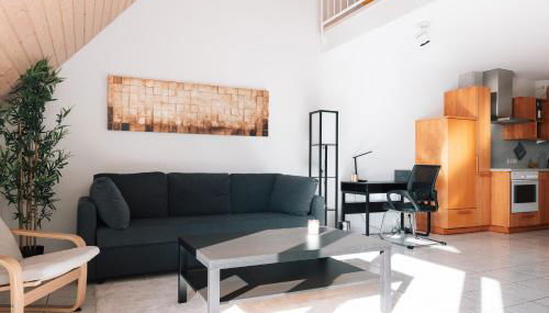 Grosse Galerie-Wohnung Airport Messe Stuttgart - Balkon - Parkplatz - Foto 2