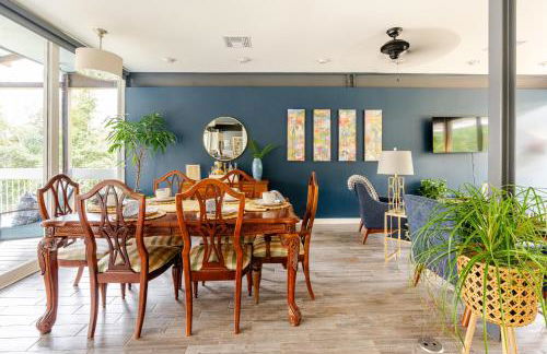 Glass House retreat on scenic Bogue Falaya river - Foto 19