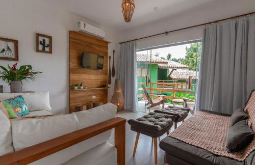 Trancoso43 - Lindo apartamento 1 suíte , sala com varanda - Foto 23