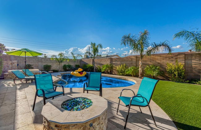 Palm Tree Paradise Heated spa Pool Firepit - Foto 43