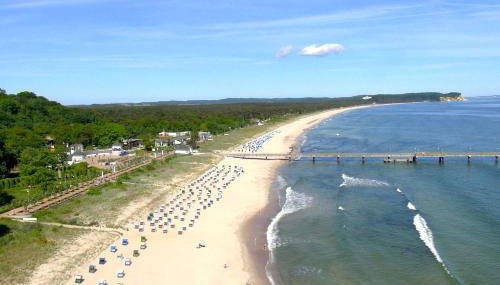 mit Meerblick und Balkon, gratis Nutzung vom AHOI Erlebnisbad und Sauna in Sellin - Meeresblick FeWo 33 - Foto 3