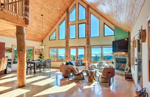 Stunning Mountain Cabin with Views and Hot Tub - Foto 24